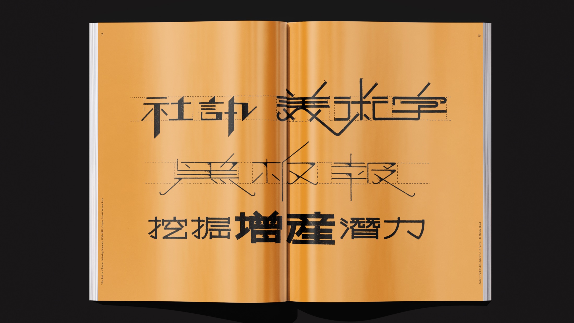 Global Type spread on type in branding and publishing