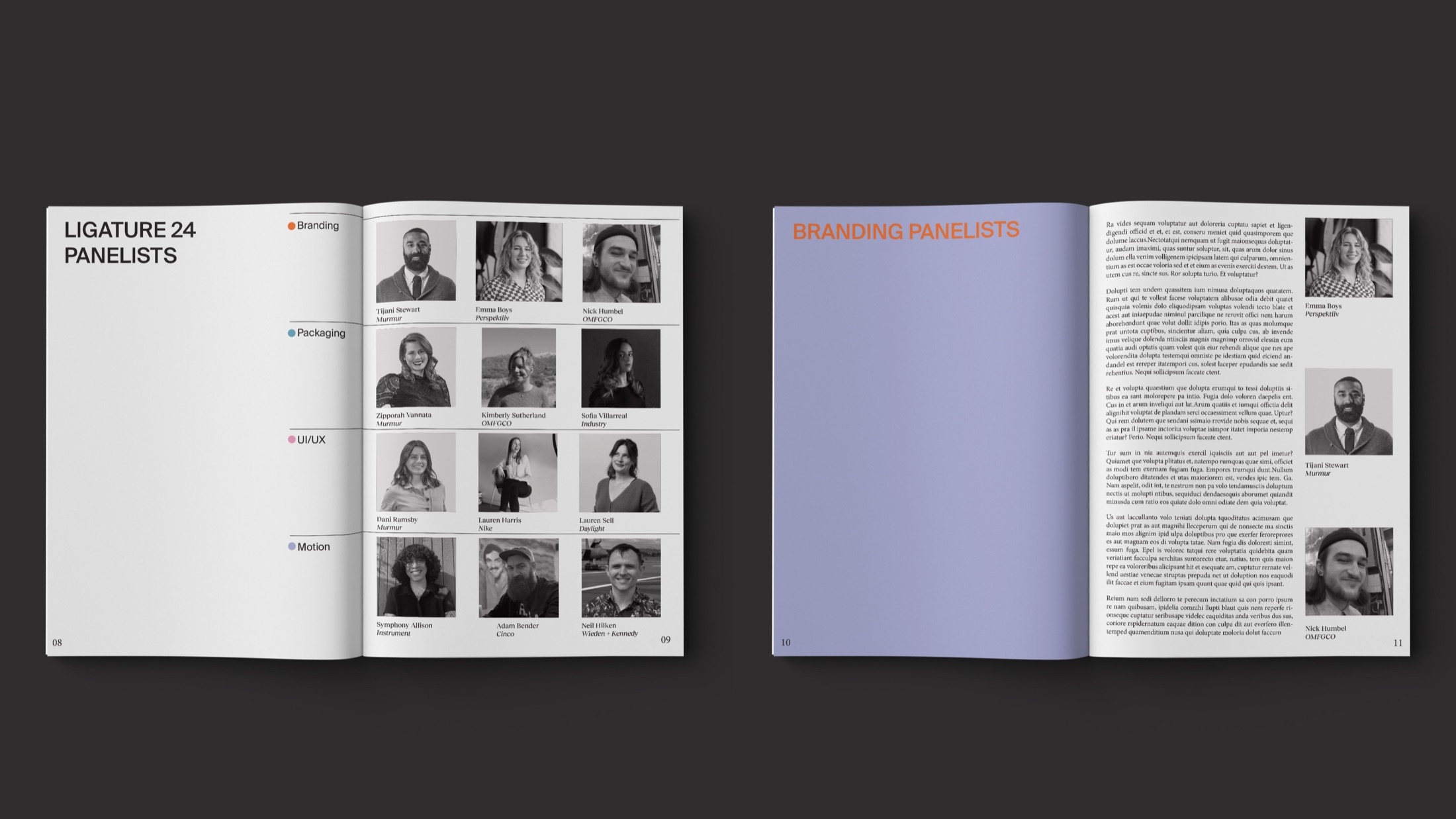 Ligature typographic system